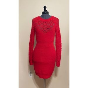 Moda International 70% Angora Knit Dress